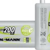 Ansmann Επαναφορτιζόμενη Μπαταρία 9V Ni-MH 200mAh 1τμχ