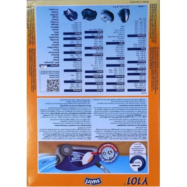 Swirl Y101 Σακούλες Σκούπας 4τμχ Συμβατή με Σκούπα AEG / Dirt Devil / Samsung