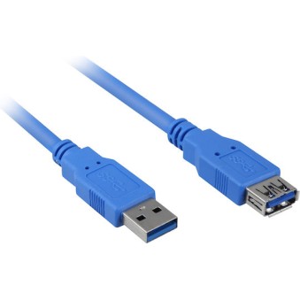 Sharkoon USB 3.0 Cable USB-A male - USB-A female 2m (4044951010882)