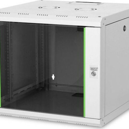 Digitus Unique Επιτοίχια Καμπίνα Rack 9U 60x60x50.9cm Γκρι DN-19 09U-6/6