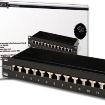 Digitus Patch Panel Shielded για Rack 1U 10