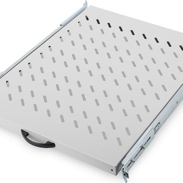 Digitus Extendible Shelf 40x484x568mm Λευκό