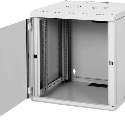 Digitus Unique Επιτοίχια Καμπίνα Rack 12U 60x60x63.8cm Γκρι DN-19 12U-6/6
