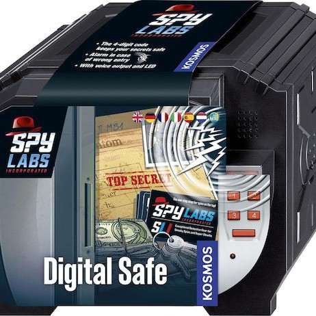 Kosmos Σετ Ψηφιακο Χρηματοκιβωτιο Detective Εκπαιδευτικό Παιχνίδι Πειράματα για 6+ Ετών