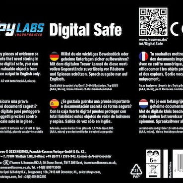 Kosmos Σετ Ψηφιακο Χρηματοκιβωτιο Detective Εκπαιδευτικό Παιχνίδι Πειράματα για 6+ Ετών