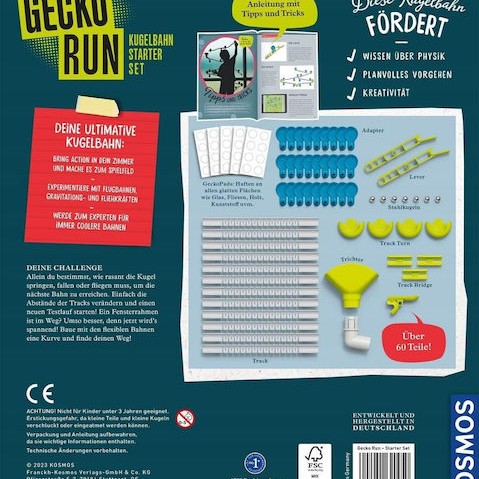 Kosmos Δημιουργική Μπίλια Gecko Run Εκπαιδευτικό Παιχνίδι Μηχανικής για 8+ Ετών