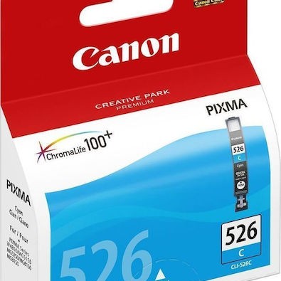 Canon CLI-526 Γνήσιο Μελάνι Εκτυπωτή InkJet Κυανό (4541B001)