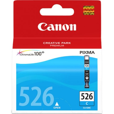 Canon CLI-526 Γνήσιο Μελάνι Εκτυπωτή InkJet Κυανό (4541B001)