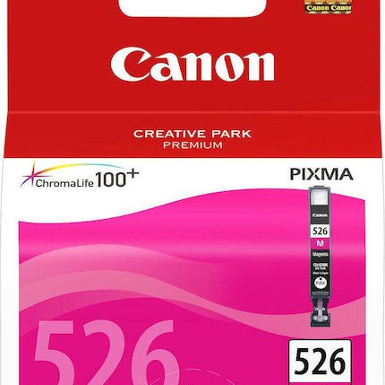 Canon CLI-526 Γνήσιο Μελάνι Εκτυπωτή InkJet Ματζέντα (4542B001)