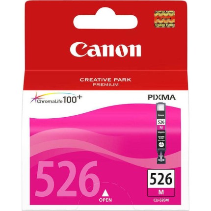 Canon CLI-526 Γνήσιο Μελάνι Εκτυπωτή InkJet Ματζέντα (4542B001)