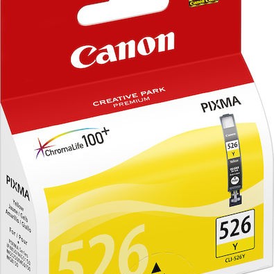 Canon CLI-526 Γνήσιο Μελάνι Εκτυπωτή InkJet Κίτρινο (4543B001)