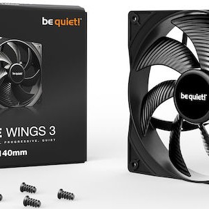 Be Quiet Pure Wings 3 Case Fan 140mm με Σύνδεση 3-Pin