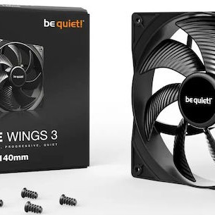 Be Quiet Pure Wings 3 Case Fan 140mm με Σύνδεση 3-Pin
