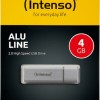 Intenso Alu Line 4GB USB 2.0 Stick Ασημί