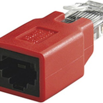 Goobay Μετατροπέας RJ-45 male σε RJ-45 female Κόκκινο (68912)