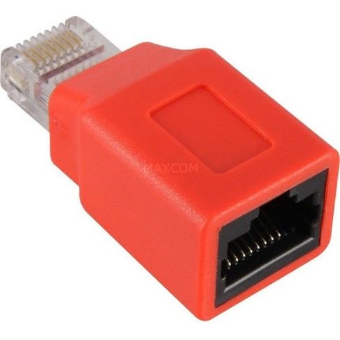Goobay Μετατροπέας RJ-45 male σε RJ-45 female Κόκκινο (68912)