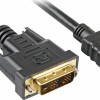 Sharkoon Cable DVI-D male - HDMI male 5m (Bulk)