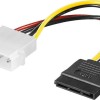 Goobay 4-Pin Molex - 15-Pin Sata Cable 0.13m Πολύχρωμο 50674