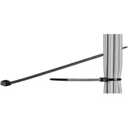 Goobay Δεματικά Καλωδίων Μαύρο 100τμχ 17069