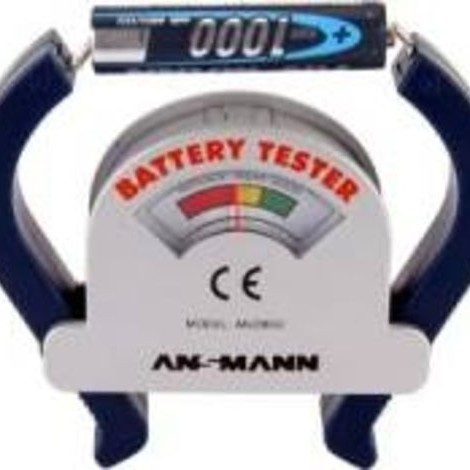 Ansmann AN20602 Αναλογικό Battery Tester με Πτυσσόμενη Υποδοχή