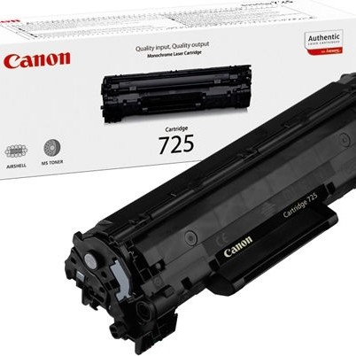 Canon 725 Γνήσιο Toner Laser Εκτυπωτή Μαύρο 1600 Σελίδων (3484B002)