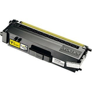 Brother TN-320Y Γνήσιο Toner Laser Εκτυπωτή Κίτρινο 1500 Σελίδων (TN-320Y)