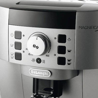 De'Longhi Magnifica S Αυτόματη Μηχανή Espresso 1450W Πίεσης 15bar με Μύλο Άλεσης Ασημί