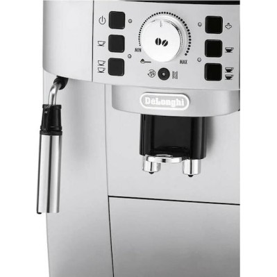 De'Longhi Magnifica S Αυτόματη Μηχανή Espresso 1450W Πίεσης 15bar με Μύλο Άλεσης Ασημί