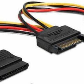 DeLock 15-Pin Sata - 15-Pin Sata Cable 0.15m Πολύχρωμο 60105