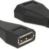 DeLock Μετατροπέας mini DisplayPort male σε DisplayPort female (65238)