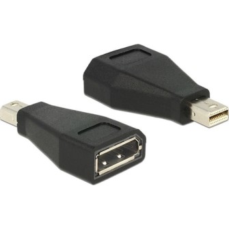 DeLock Μετατροπέας mini DisplayPort male σε DisplayPort female (65238)