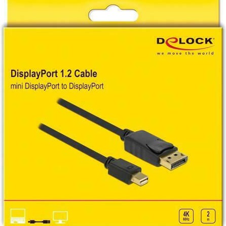 DeLock DisplayPort Cable DisplayPort male - mini DisplayPort male 1.8m (82438)