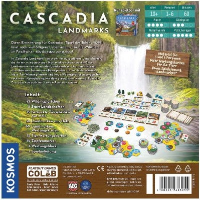 Επέκταση Παιχνιδιού Cascadia Landmarks 10+ Ετών (GER) Kosmos