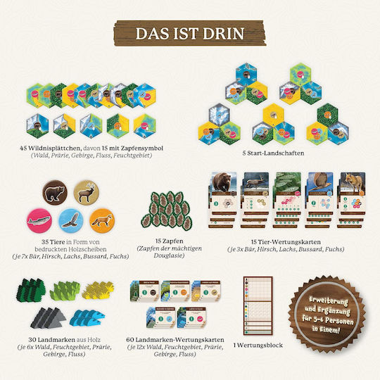 Επέκταση Παιχνιδιού Cascadia Landmarks 10+ Ετών (GER) Kosmos