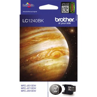 Brother LC1240 Γνήσιο Μελάνι Εκτυπωτή InkJet Μαύρο (LC-1240BK)