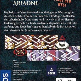 Επιτραπέζιο Παιχνίδι Mazescape Ariadne Kosmos