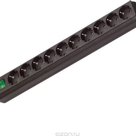 Brennenstuhl Eco-Line Πολύπριζο Ασφαλείας 10 Θέσεων με Διακόπτη και Καλώδιο 3m
