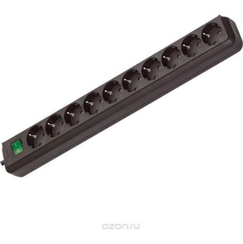 Brennenstuhl Eco-Line Πολύπριζο Ασφαλείας 10 Θέσεων με Διακόπτη και Καλώδιο 3m