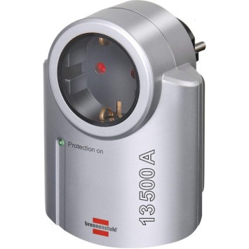 Brennenstuhl Μονόπριζο Ασφαλείας Ασημί