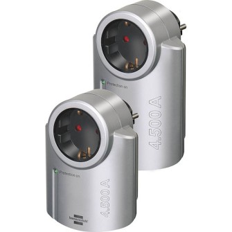 Brennenstuhl Μονόπριζο Ασφαλείας Ασημί