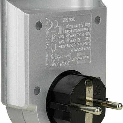 Brennenstuhl Μονόπριζο Ασφαλείας Ασημί