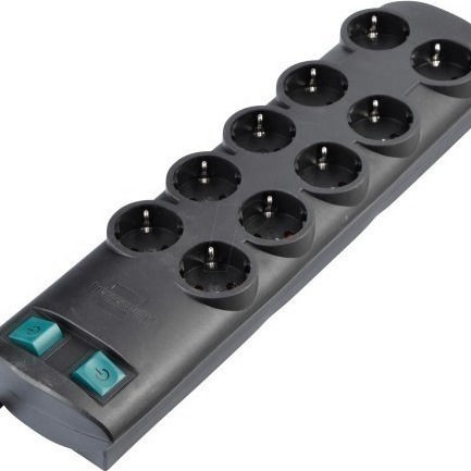 Brennenstuhl PL772 Πολύπριζο 10 Θέσεων με Διακόπτη και Καλώδιο 2m