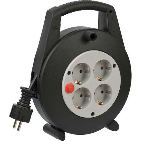 Brennenstuhl Μπαλαντέζα Καρούλι Κλειστού Τύπου 4 Θέσεων με Καλώδιο 5m Διατομή 3 x 1.5mm² και Γείωση