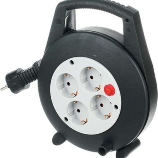 Brennenstuhl Μπαλαντέζα Καρούλι Κλειστού Τύπου 4 Θέσεων με Καλώδιο 5m Διατομή 3 x 1.5mm² και Γείωση
