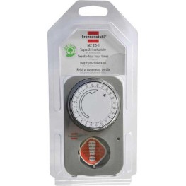 Brennenstuhl MZ 20 Μηχανικός Χρονοδιακόπτης Πρίζας Ημερήσιος