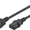 Goobay IEC C13 - IEC C14 Cable 2m Μαύρο 50081