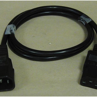Goobay IEC C13 - IEC C14 Cable 2m Μαύρο 50081