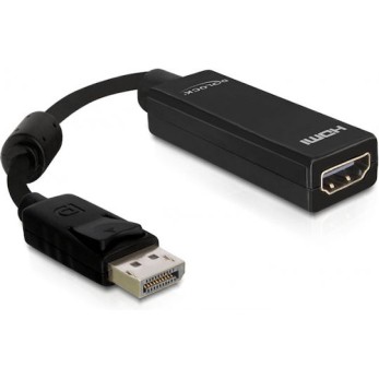 DeLock Μετατροπέας DisplayPort male σε HDMI female (61849)