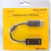 DeLock Μετατροπέας DisplayPort male σε HDMI female (61849)