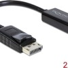DeLock Μετατροπέας DisplayPort male σε HDMI female (61849)